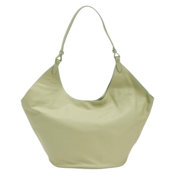 VIOLA CASTELLANI Made In Italy Leather Oval Bottom Hobo
